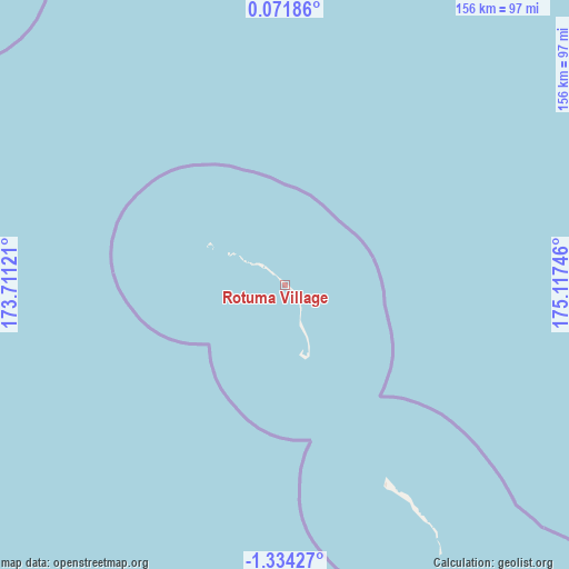 Rotuma Village on map