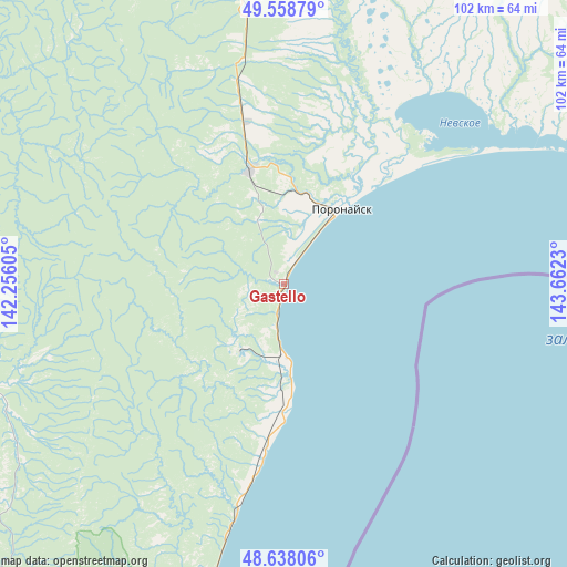 Gastello on map