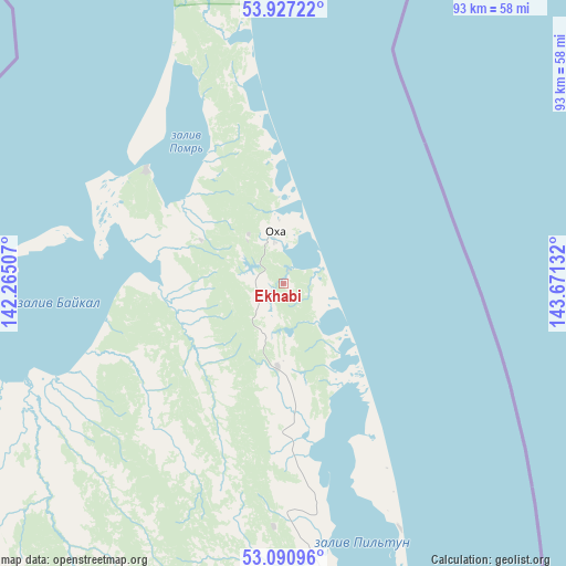 Ekhabi on map