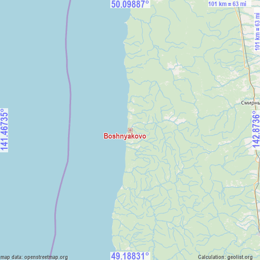 Boshnyakovo on map