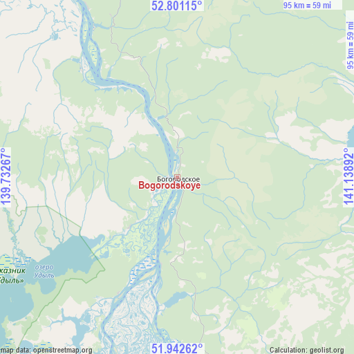 Bogorodskoye on map