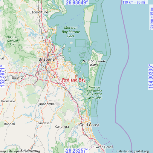 Redland Bay on map