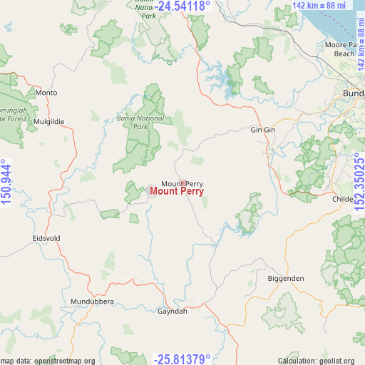 Mount Perry on map