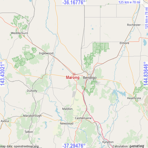 Marong on map
