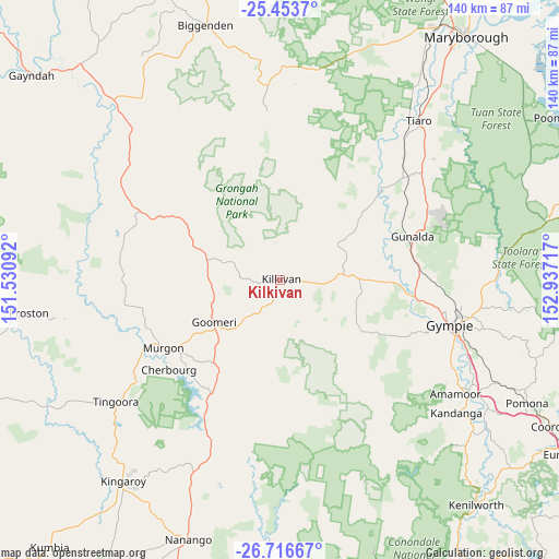 Kilkivan on map