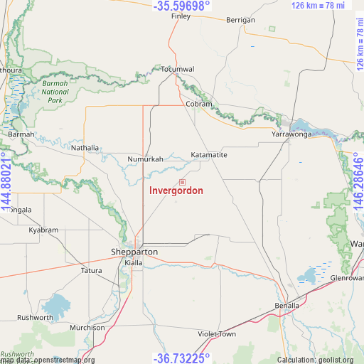 Invergordon on map