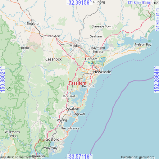 Fassifern on map