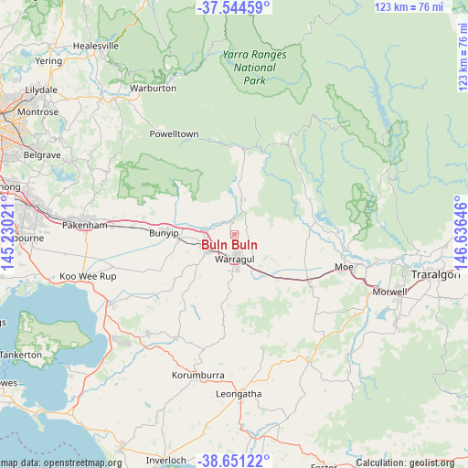 Buln Buln on map