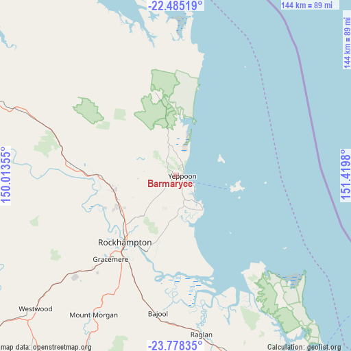 Barmaryee on map