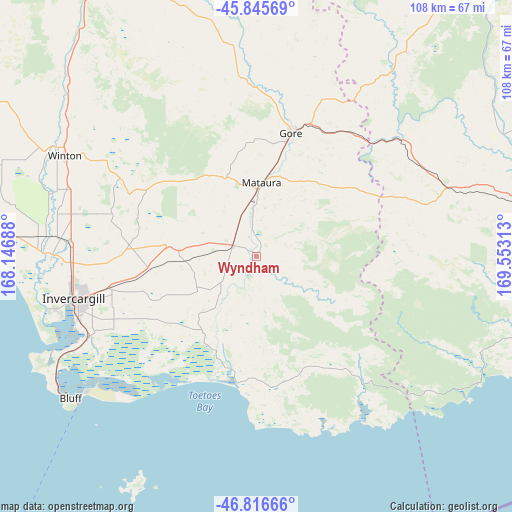 Wyndham on map
