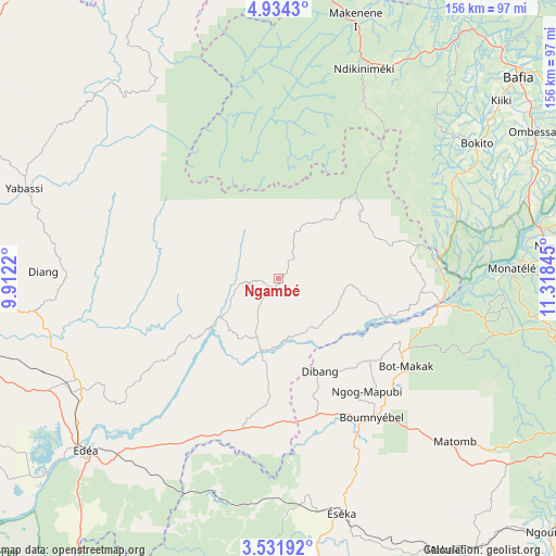 Ngambé on map