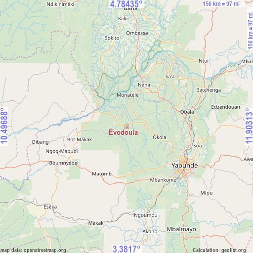Évodoula on map