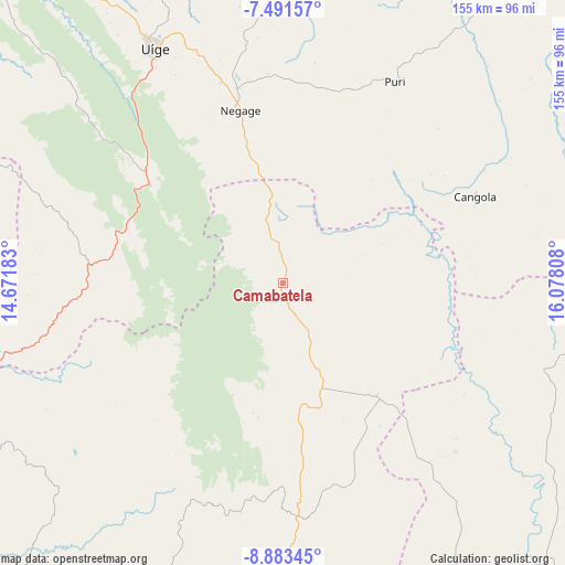Camabatela on map