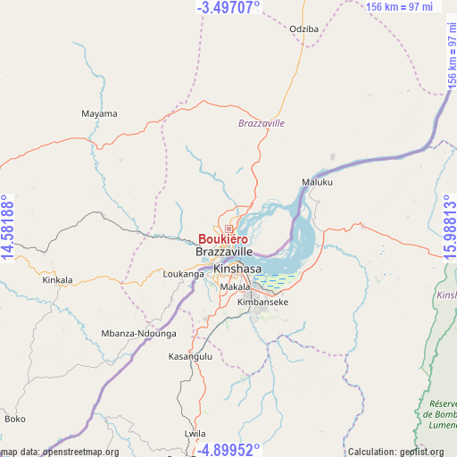 Boukiéro on map