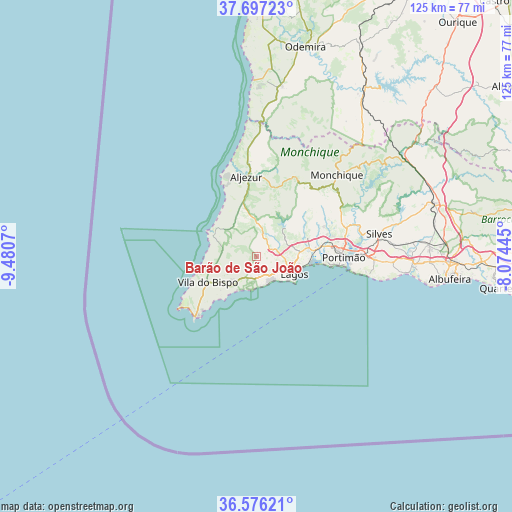 Barão de São João on map