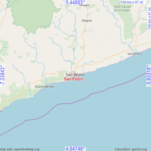 San-Pédro on map