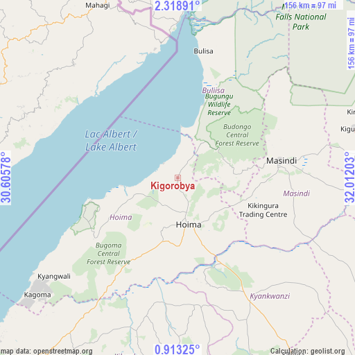 Kigorobya on map