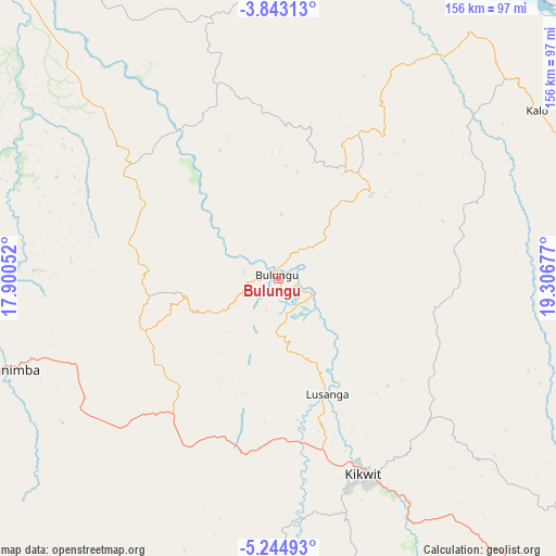 Bulungu on map