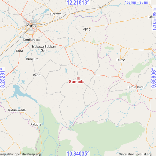 Sumaila on map