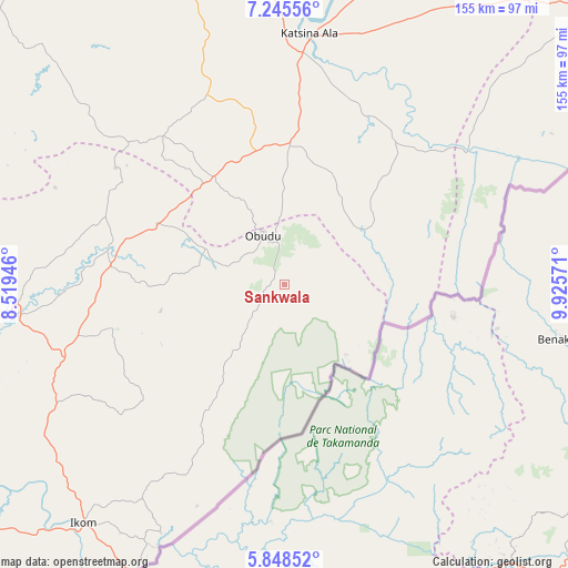 Sankwala on map