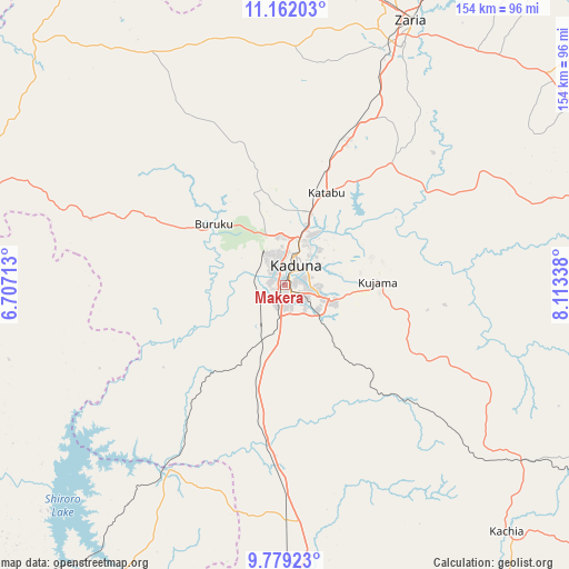 Makera on map