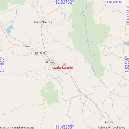 Kwatarkwashi on map