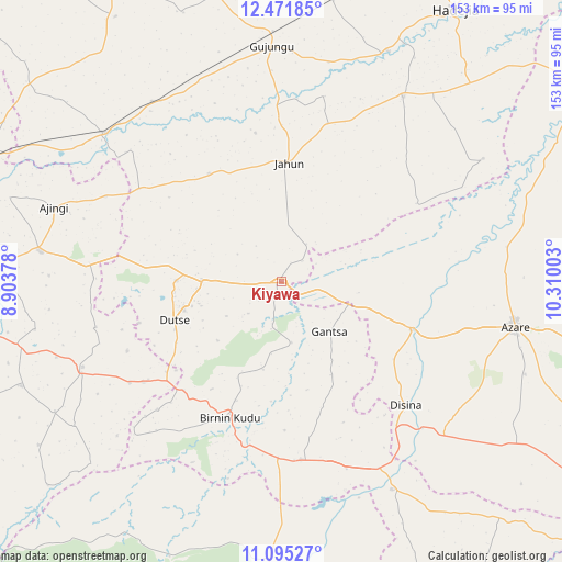 Kiyawa on map