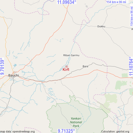 Kirfi on map