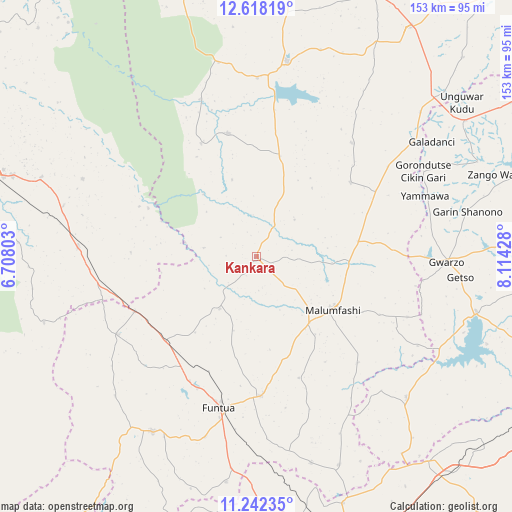 Kankara on map