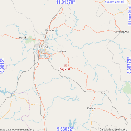 Kajuru on map