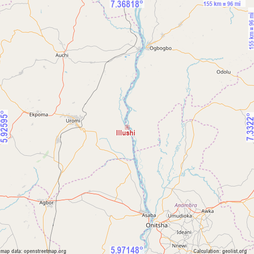 Illushi on map
