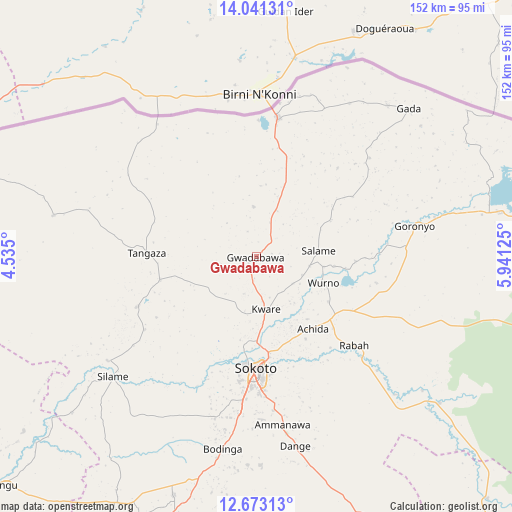 Gwadabawa on map