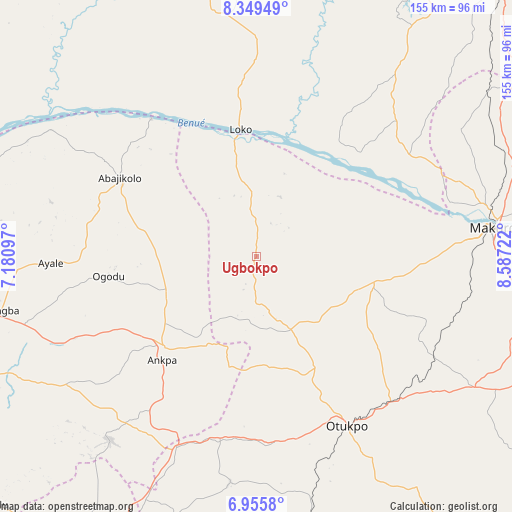 Ugbokpo on map