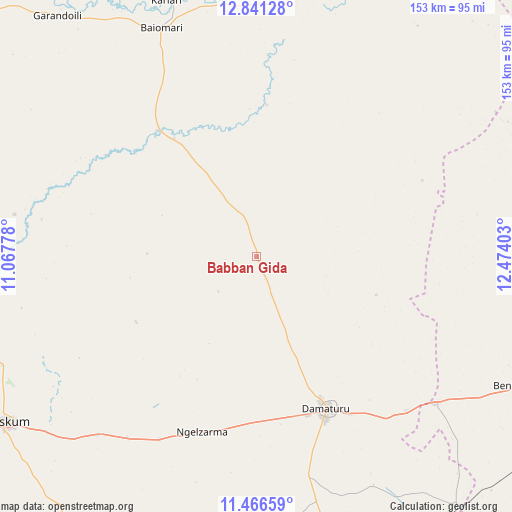 Babban Gida on map