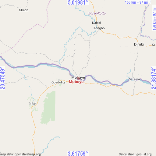 Mobaye on map
