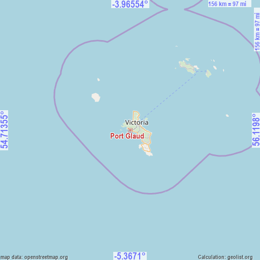 Port Glaud on map