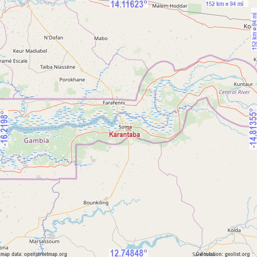 Karantaba on map