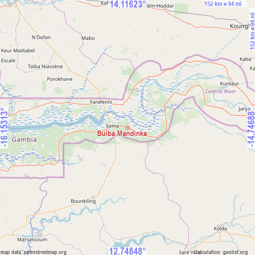 Buiba Mandinka on map