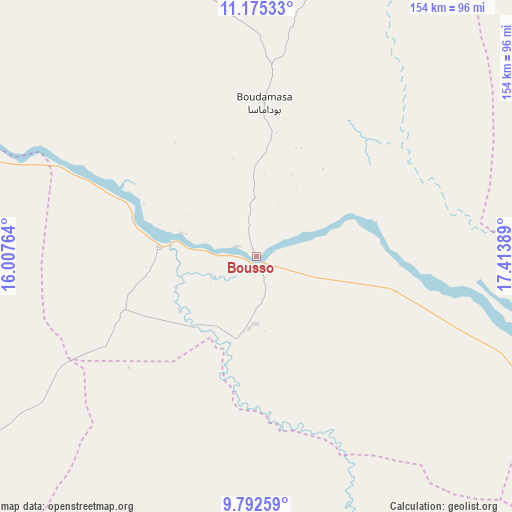 Bousso on map