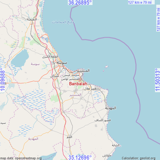 Banbalah on map