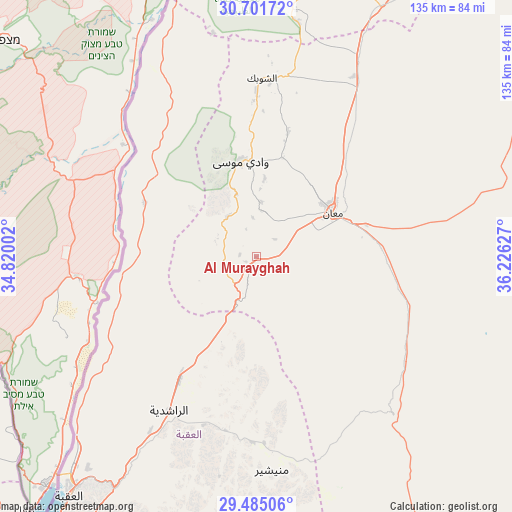 Al Murayghah on map