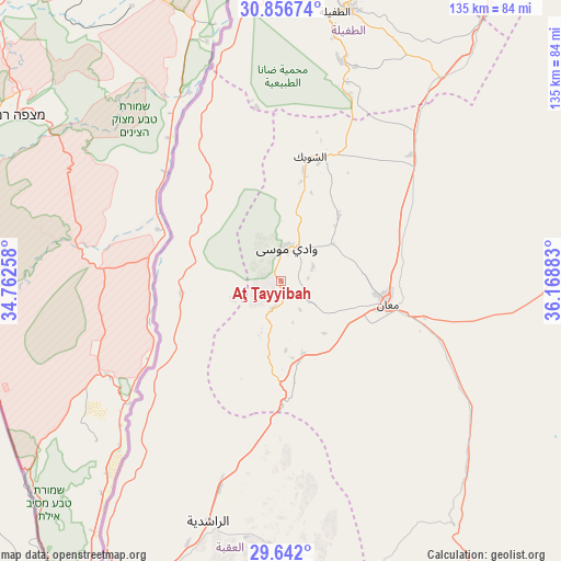 Aţ Ţayyibah on map