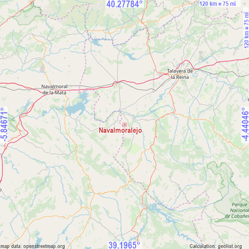 Navalmoralejo on map