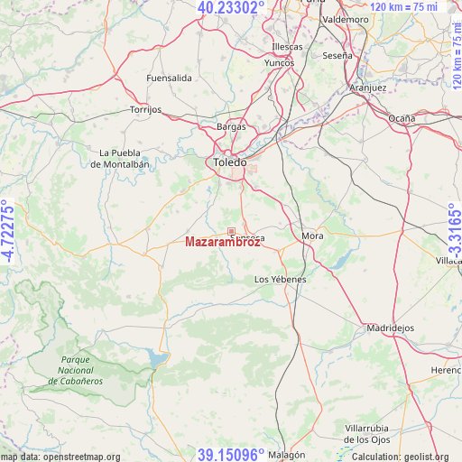 Mazarambroz on map