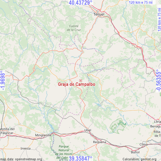 Graja de Campalbo on map