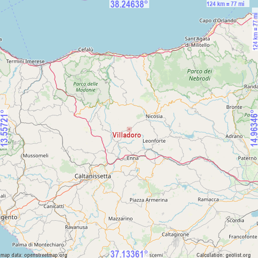 Villadoro on map