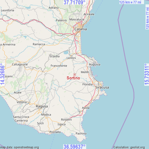 Sortino on map