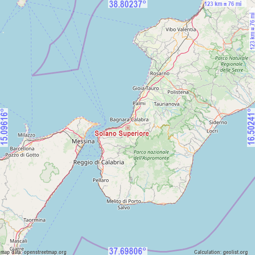 Solano Superiore on map