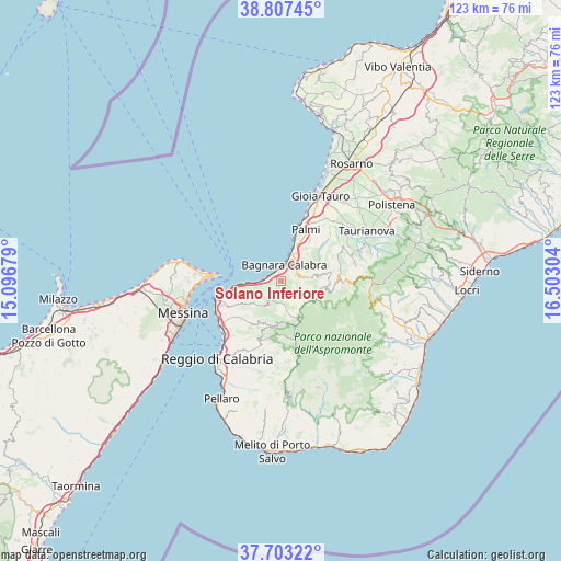 Solano Inferiore on map