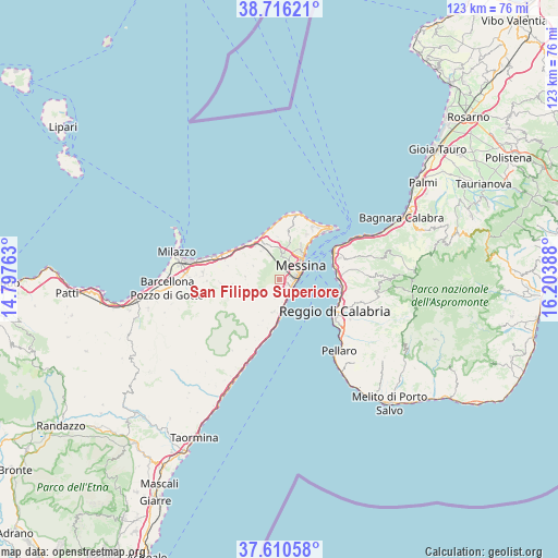 San Filippo Superiore on map